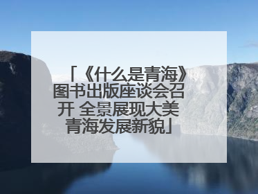 《什么是青海》图书出版座谈会召开 全景展现大美青海发展新貌