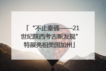 “不止秦俑——21世纪陕西考古新发现”特展亮相美国加州