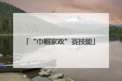 “巾帼家政”赛技能