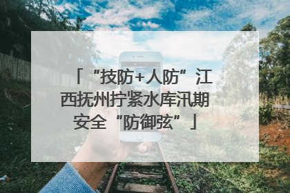 “技防+人防”江西抚州拧紧水库汛期安全“防御弦”