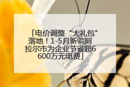 电价调整“大礼包”落地！1-5月新疆阿拉尔市为企业节省超6600万元电费