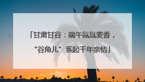 甘肃甘谷：端午氤氲麦香，“谷角儿”系起千年亲情