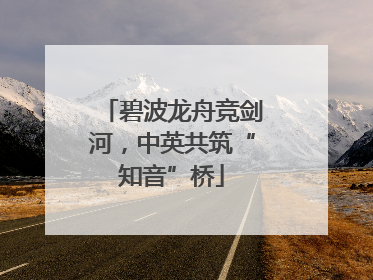 碧波龙舟竞剑河，中英共筑“知音”桥