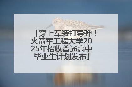穿上军装打导弹！火箭军工程大学2025年招收普通高中毕业生计划发布