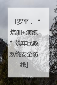 罗平：“培训+演练”筑牢民政系统安全防线