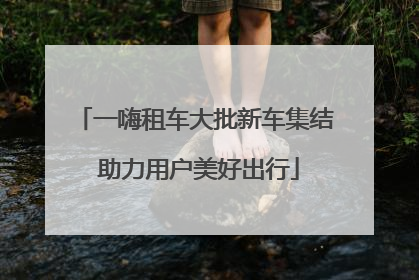 一嗨租车大批新车集结 助力用户美好出行