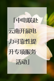 中电联赴云南开展电力可靠性提升专项服务活动