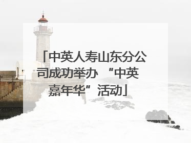 中英人寿山东分公司成功举办 “中英嘉年华”活动