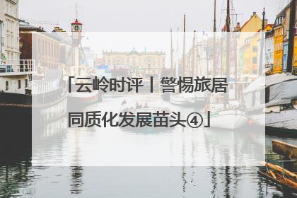 云岭时评丨警惕旅居同质化发展苗头④