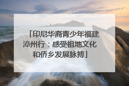 印尼华裔青少年福建漳州行：感受祖地文化和侨乡发展脉搏