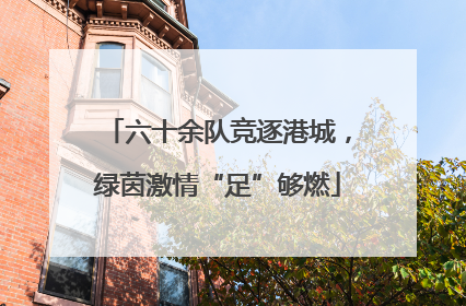 六十余队竞逐港城，绿茵激情“足”够燃