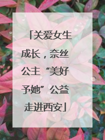 关爱女生成长，奈丝公主“美好予她”公益走进西安