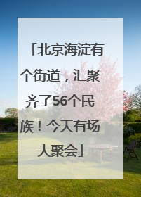 北京海淀有个街道，汇聚齐了56个民族！今天有场大聚会