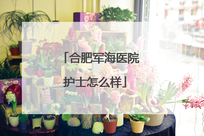 合肥军海医院护士怎么样
