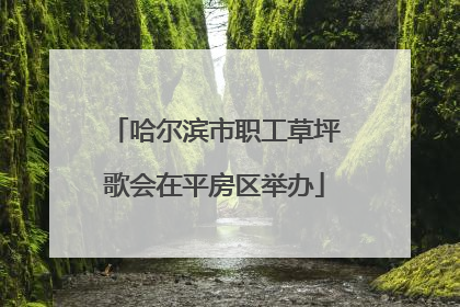 哈尔滨市职工草坪歌会在平房区举办
