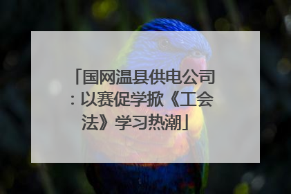 国网温县供电公司：以赛促学掀《工会法》学习热潮