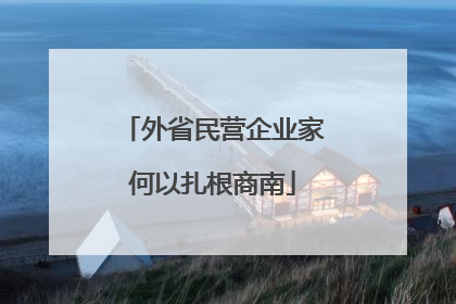 外省民营企业家何以扎根商南
