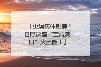 央媒集体刷屏！日照这座“宝藏港口”火出圈！