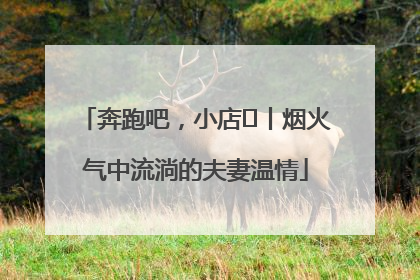 奔跑吧，小店㊱丨烟火气中流淌的夫妻温情