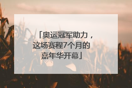 奥运冠军助力，这场赛程7个月的嘉年华开幕