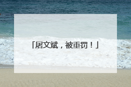 屠文斌，被重罚！