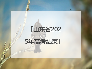 山东省2025年高考结束