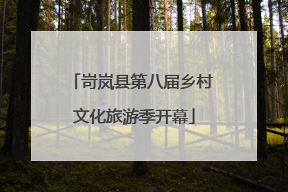 岢岚县第八届乡村文化旅游季开幕