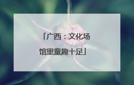 广西：文化场馆里童趣十足