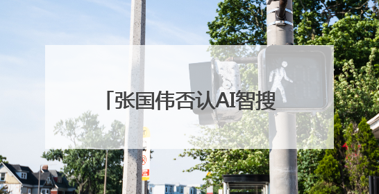 张国伟否认AI智搜“炒作”标签：骂我的大多是同行，因为我做了别人做不了的事