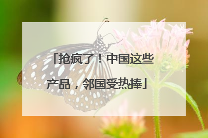 抢疯了！中国这些产品，邻国受热捧