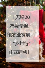 无锡2025流量赋能农业发展“乡村行”正式启动