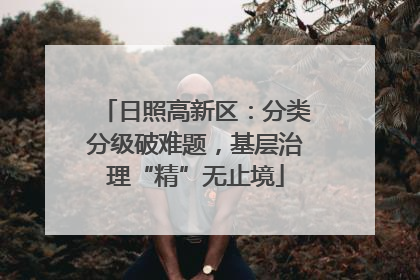 日照高新区：分类分级破难题，基层治理“精”无止境