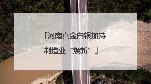 河南真金白银加持制造业“焕新”