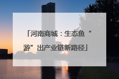 河南商城：生态鱼“游”出产业链新路径