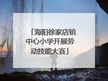 海阳徐家店镇中心小学开展劳动技能大赛