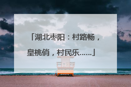 湖北枣阳：村路畅，皇桃俏，村民乐……