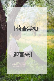 荷香浮动迎客来