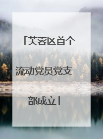 芙蓉区首个流动党员党支部成立