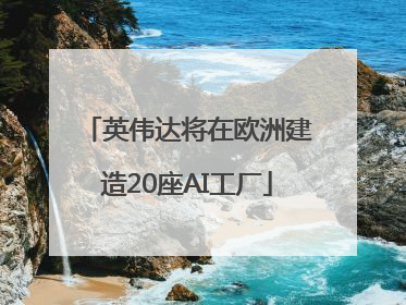 英伟达将在欧洲建造20座AI工厂