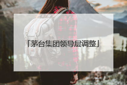 茅台集团领导层调整