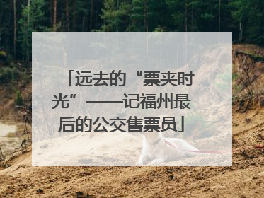 远去的“票夹时光”——记福州最后的公交售票员