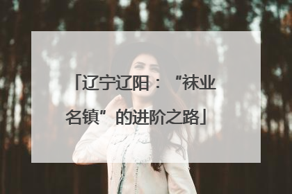辽宁辽阳：“袜业名镇”的进阶之路