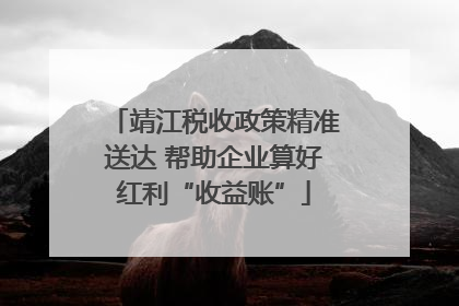 靖江税收政策精准送达 帮助企业算好红利“收益账”