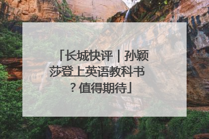 长城快评｜孙颖莎登上英语教科书？值得期待