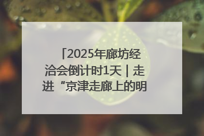 2025年廊坊经洽会倒计时1天｜走进“京津走廊上的明珠”——廊坊