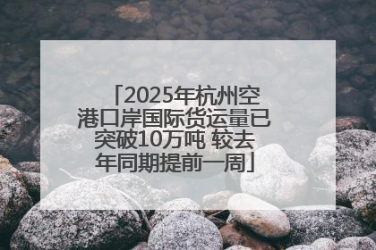 2025年杭州空港口岸国际货运量已突破10万吨 较去年同期提前一周