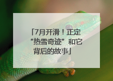 7月开滑！正定“热雪奇迹”和它背后的故事