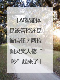 AI智能体是该管控还是被信任？两位图灵奖大佬“吵”起来了